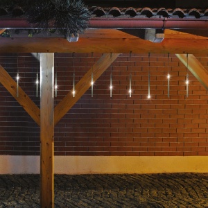 Ghirlanda sloi de gheata, 10 turturi, 200LED - Img 2