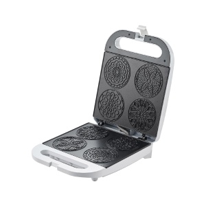 HAUSER SN-1450 aparat saratele, 1500 W, 4 suprafețe de prăjire, carcasă cu pereți reci, plăci de prăjire antiaderente, alb - Img 2