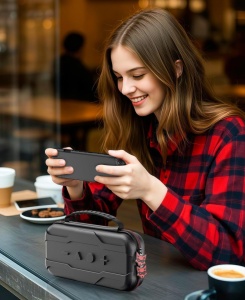 Husa de transport si de protectie pentru console jocuri portabile, spatii multiple de stocare, protectie ecran, compatibil cu Nintendo Switch 2 - Img 4
