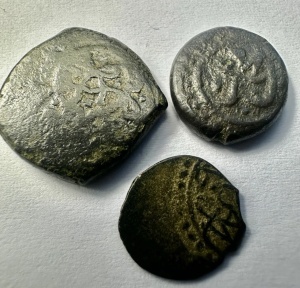 IMPERIUL OTOMAN / PERIOADA ESTIMATA 1600-1700 / LOT X 3 MONEDE - Img 2