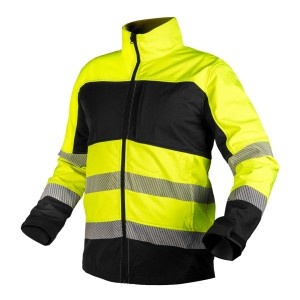 Jacheta de lucru de avertizare Softshell, galbena, marimea S