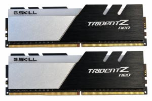 Kit 16Gb memorie ram DDR 4 ( 2 module x 8 Gb ), lumini RGB, 3600 Mhz, G.Skill Trident Z Neo, second hand