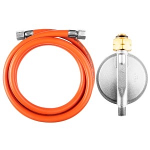 Kit de incalzire cu gaz, duze pentru RO, CS, SK, UA, RU, SR, regulator de presiune si furtun , G2