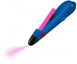 Kit graffiti cu 12 markere colorate pe baza de apa, fara substante toxice, incarcare USB-C, 4V, Dedra - Img 7
