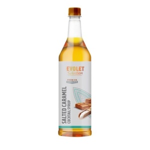 Koncentrált szirup kávéhoz, koktélokhoz, süteményekhez, CARAMEL SARED ízesítéssel, 1L, Evolet