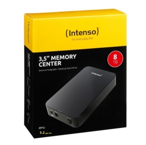 Külső merevlemez, HDD, Intenso Memory Centre 8 Tb, USB 3.2 gen 1x1, Intenso