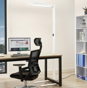 Lampa de podea PREMIUM, reglabila, iluminare LED, senzor de miscare, inaltime 1.97m, ideal birou, institutii, scoala, Arcchio - Img 6
