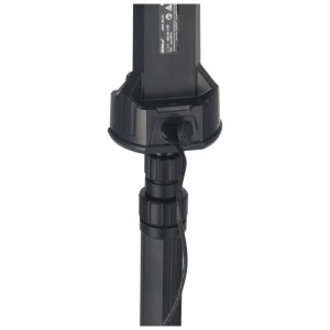 Lampa LED multifunctionala pentru santier, service auto, lumina 360 grade, 4500lumeni, acumulator inclus, trepied, 2 setari de culoare, 3 setari intensitate, Dedra - Img 6