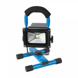 Lampa portabila de lucru cu acumulator intern, 220v, 12V auto, 5W LED COB, 360lmn, Silverline - Img 5