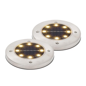 Lampi solare de gradina, 2 buc in set - Img 1