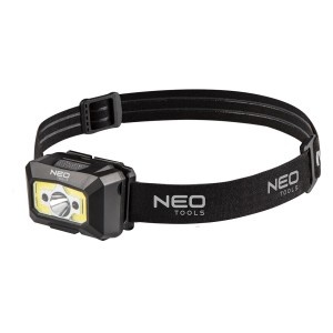 Lanterna de cap reincarcabila USB 250lm COB LED, cu senzor de miscare