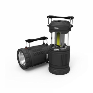 Lanterna premium 2 in 1, functie felinar, maner detasabil, 300 lumeni, alimentare 3 x baterii AA, NEBO POPPY
