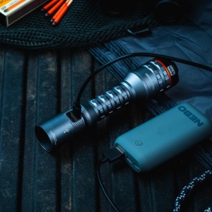 Lanterna profesionala, LED COB, 800 lumeni, aluminiu anodizat, acumulator, functie Power Bank, IP67, NEBO DAVINCI 800L - Img 2