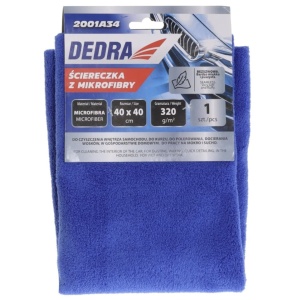 Laveta microfibra soft premium, 40 x 40cm, gramaj 320 g/m², Dedra - Img 1