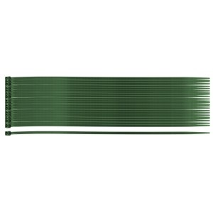 Legaturi pentru plante 2,5 x 200mm, 50 buc, verde