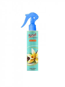 Légfrissítő, szobai illatosító, autó, 250 ml, mechanikus permetező, Sweet Vanilla, Royal