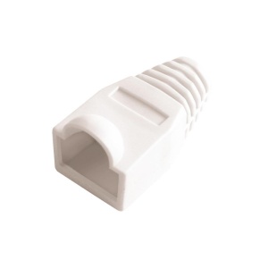 Manşon pentru mufă RJ-45, alb