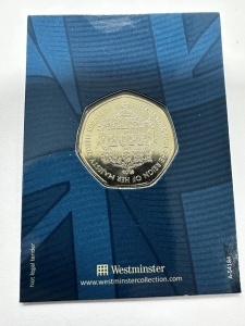 Marea Britanie – Medalie comemorativă Regina Elisabeta a II-a – Land of Hope and Glory – Westminster Collection. - Img 2