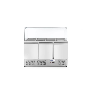 Masa rece cu 3 usi profesionala, inox, ARKTIC by Hendi interval temperatura -2/+8 gr C, 310 W 1365x700x(H)1300 mm 380L