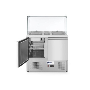Masa rece cu doua usi, vitrina, capacitate 300L, Arktic by Hendi, 310W,900x700x(h)1300mm , Arktic, 169L,