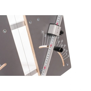 Masina / banc pentru taiat polistiren, taiere cu fir cald, 200W, lungime maxima taiere 135cm, taiere la unghi + suporti aditionali, Dedra - Img 3