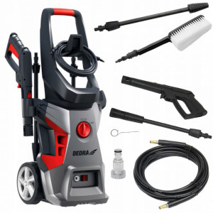Masina de spalat cu presiune, turbojet 1700W, accesorii incluse,130bar, DEDRA - Img 3