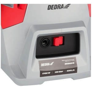 Masina de spalat cu presiune, turbojet 1700W, accesorii incluse,130bar, DEDRA - Img 8