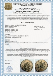 MAXIMINUS II DAZA ( 310-313 AD ) - Moneda Antica Romana - Img 3