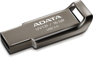 MEMORIE USB 3.1 ADATA 16 GB, clasica, carcasa aliaj zinc, gri, "AUV131-16G-RGY"