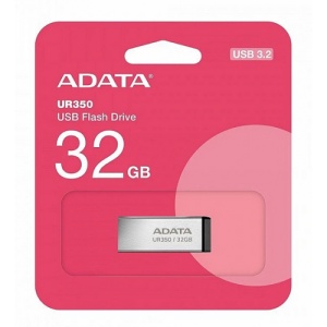 MEMORIE USB 3.2 ADATA 32 GB, carcasa metalica, gri, "UR350-32G-RSR/BK" - Img 3