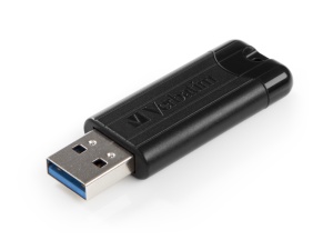 MEMORIE USB VERBATIM PINSTRIPE 32GB USB 3.0 NEGRU "49317" - Img 2