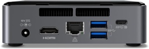 Mini pc - cel mai mic pc desktop - Intel Box nuc7i3bnk, i3 7100U, 2.4Ghz, 8gb ddr4, 128Gb M2 Sata, Second-Hand - Img 2
