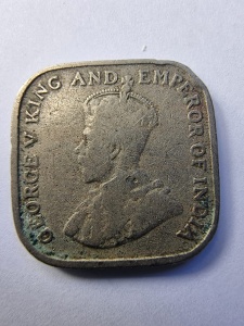 Moneda Coloniala - 5 Cents 1920 - Ceylon – Colonie Britanică - George V - Img 2