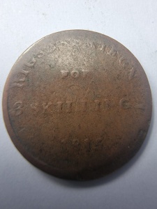 Moneda Danemarca - Frederic VI - 3 Skilling 1815