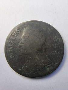 Moneda - Farthing 1754 – George II – Marea Britanie