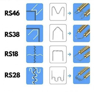 Műanyag forrasztó/hegesztő készlet akkumulátorral, műanyag repedés javítás, 4V, USB-C töltés, Dedra - Img 2