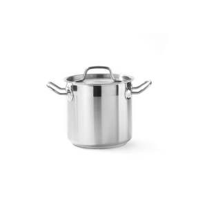 Oala inalta - cu capac 6,00 Lit 200x(H)190 mm Profi Line, inox 18/8