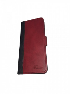 OPPO A92 kompatibilis flip-cover, barna/fekete, VKTools - Img 3