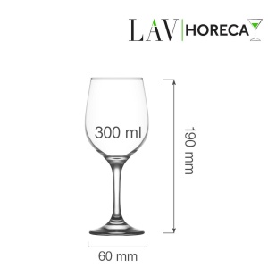 Pahar de vin Valencia 300 ml, LAV - Img 2