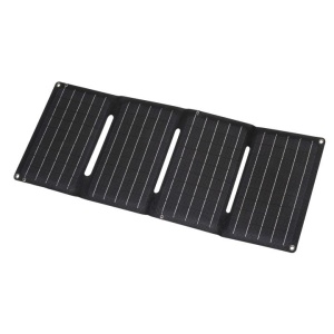 Panou solar portabil rabatabil, eficienta mare, ideal camping, situatii de urgenta, rezistent, 20W, incarcare USB-A 5V/3A/15W, USB-C 5V/9V/12V/20W, SAL - Img 5