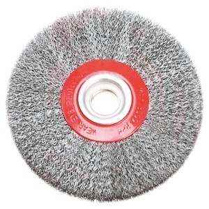 Perie conica, 200x32mm, sarma ondula, pt polizor banc