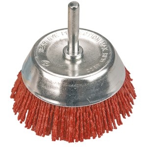 Perie cupa abraziva , NYLON 75mm,ax