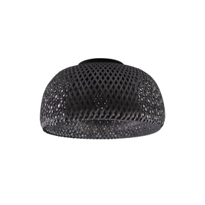 Plafoniera PREMIUM pentru tavan, ratan sintetic maro inchis, soclu E27 , diametru 46.5cm, LINDBY  - Img 6
