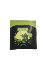Plic ceai premium, piramida, aroma CEAI VERDE SI IASOMIE, 2g, ambalat individual, cafenea, hotel, restaurant, Evolet
