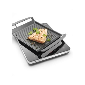 Plita cu inductie profesionala, Hendi, model 2000W, control digital, corp inox, 296x370x(H)42mm - Img 2