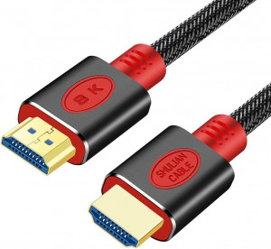 Prémium HDMI 8K kábel, 8K, 1m, alumínium törésgátló alumínium dugó, Shuliancable