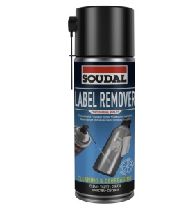 Professzionális spray oldat címkék, ragasztómaradványok eltávolítására, 400ml, Soudal - Img 1