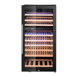 Răcitor de vinuri, 2 zone, 91 sticle, Arktic, 230L, Negru, 569x595x(Î)1215mm - Img 1