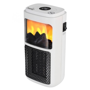 Radiator ceramic portabil, cu efect flacara - Img 1