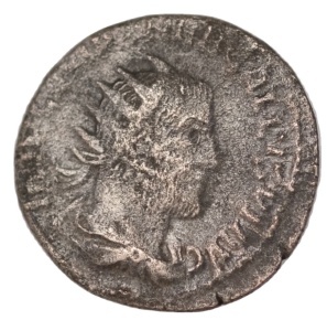 - RARA- TREBONIANUS GALLUS ( 251-253 AD )- Moneda Antica Romana